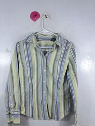 Striped Button-Down Shirt