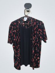 Pacific Palm Floral Kimono