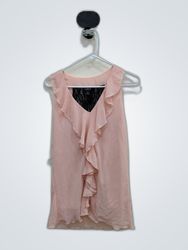 Pink Ruffled Top