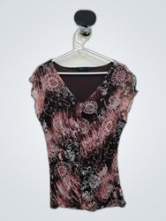 Blouse with Floral Pattern