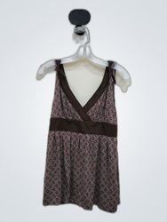 Tommy Hilfiger Brown and Pink Patterned Dress