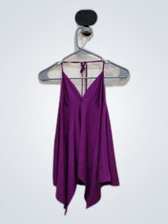 Express Purple Sleeveless Blouse