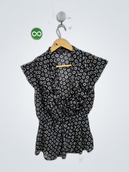 Twentyone Black Polka Dot Printed Blouse