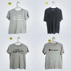 Gray Graphic T-Shirts
