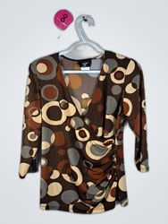 Libro Brown Polka Dot Top