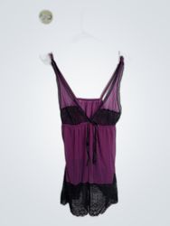Unbranded Purple Lace Trim Camisole