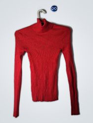 Forever 21 Red Turtleneck Sweater