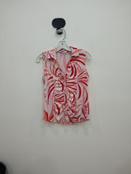 New York & Company Printed Sleeveless Blouse