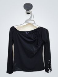 Black Off-The-Shoulder Top