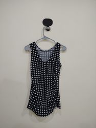 New York & Company Printed Sleeveless Blouse