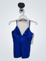 Blue Satin Chemise