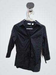 Lee Cooper Black Button-Up Shirt