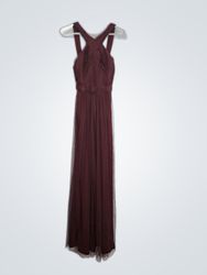 Sorella Vita Burgundy Maxi Dress