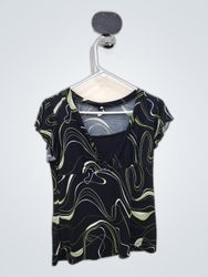 Mango Printed Wrap Blouse