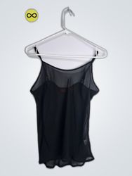 Black Sheer Camisole Top