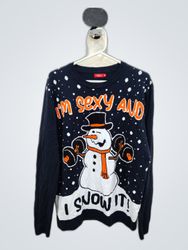 Tissalia Snowman Sweater