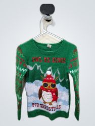 Owl Be Home for Christmas Sweater