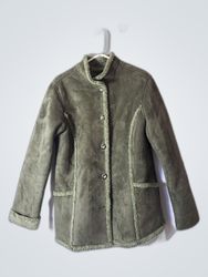 Cotton On Green Suede Jacket