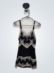 Black Lace Trim Camisole