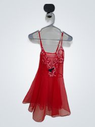 Red Lace Slip Dress