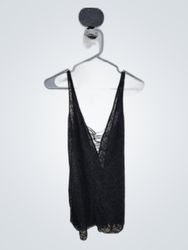 Victoria's Secret Black Lace Cami Top