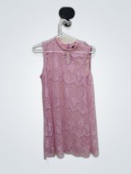 AS U WISH Sheer Lace Blouse