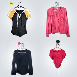 Long-Sleeve Blouses Bundle