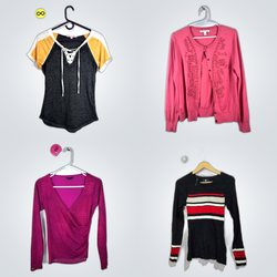 Long-Sleeve Blouses Bundle