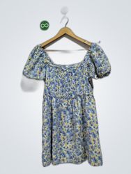 American Eagle Floral Smocked Mini Dress