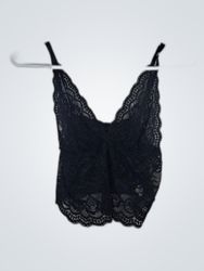 Unbranded Black Lace Cami Top