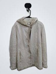 Gallery Hooded Shearling Coat