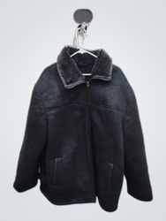 Black Faux Fur Jacket