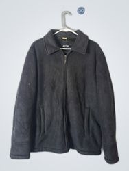 Apt. 9 Black Suede Zip-Up Jacket