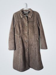 Brown Suede Coat