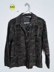 Chico's Embroidered Jacket