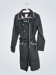 Worthington Black Trench Coat