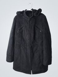 Braeton Black Faux Fur Coat