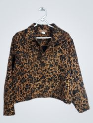 Brooke Coleman Leopard Print Jacket