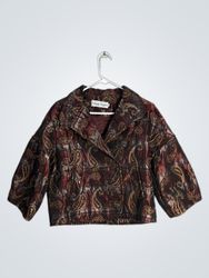 Dizzy Lizzie Paisley Brocade Jacket