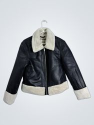 BAGATELLE COLLECTION NEW YORK Black Faux Leather A..
