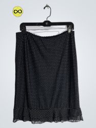 Rampage Polka Dot Midi Skirt