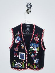 STUDIO FA LA LA Women's Winter Themed Embroidered ..