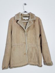 Jones New York Faux Shearling Lined Jacket