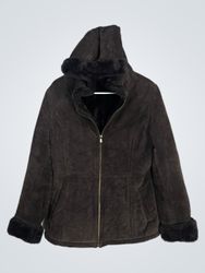 Sonoma Life + Style Suede Hooded Jacket