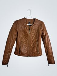 Pimkie Quilted Faux Leather Jacket
