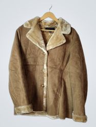 Jones New York Faux Shearling Lined Jacket