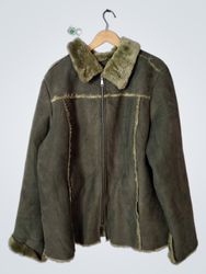 ADDITION ELLE Faux Fur Trimmed Jacket