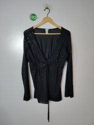 Guess Long-sleeve Sequin Top