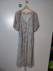 Lauren Conrad Floral Midi Dress