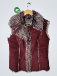 CAPRI Faux Fur Trimmed Vest